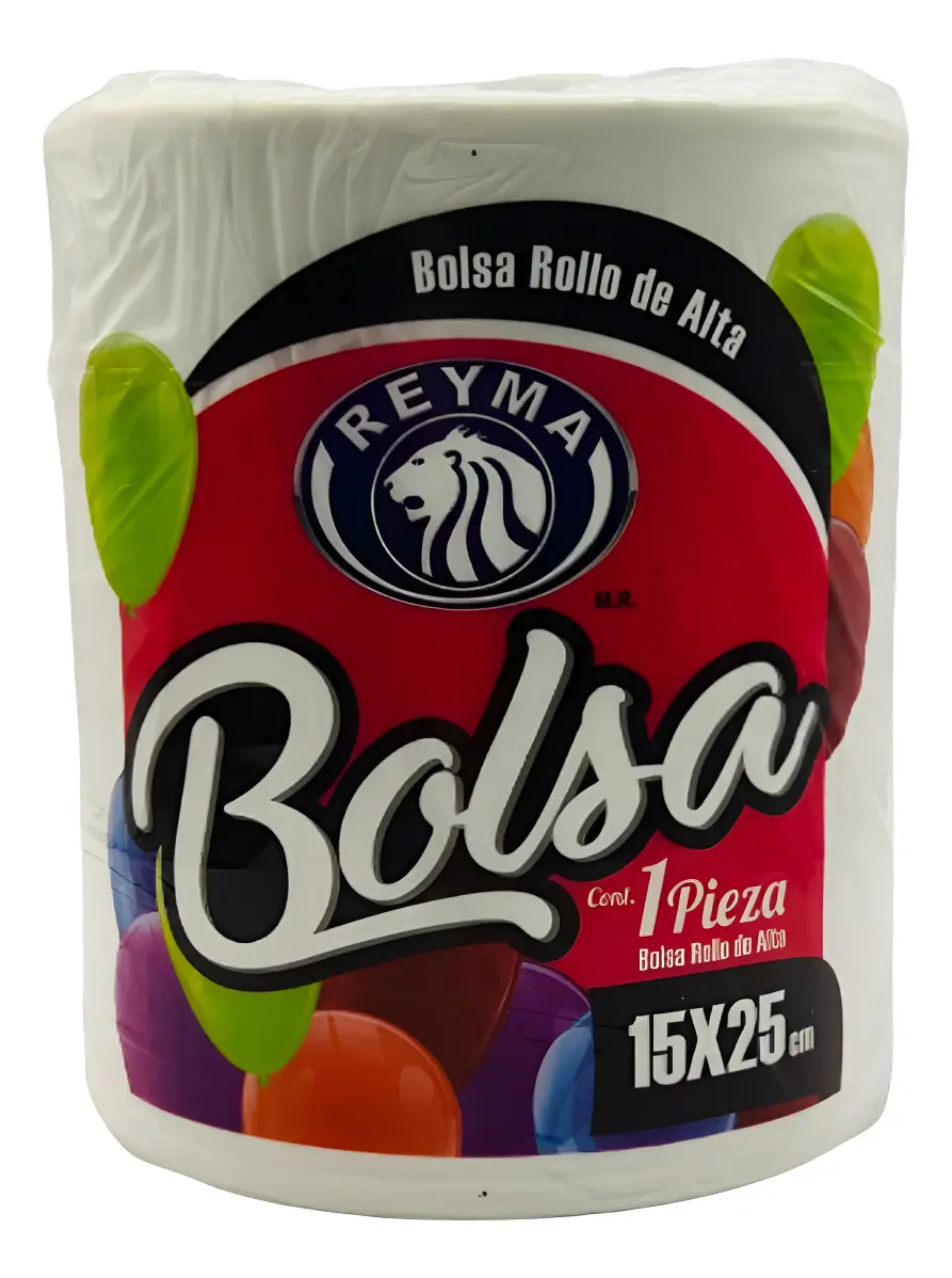 Bolsa Plastica Rollo 15x25 1000pza AD