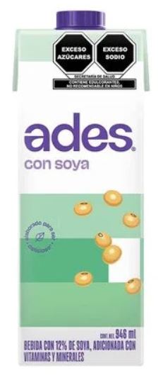 Ades C/Proteina de Soya Sabor Natural 946ml