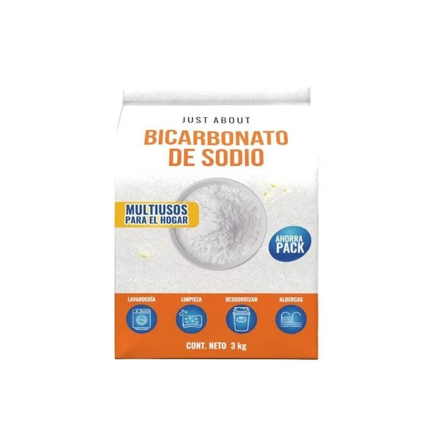 Bicarbonato de Sodio Puro 3kg