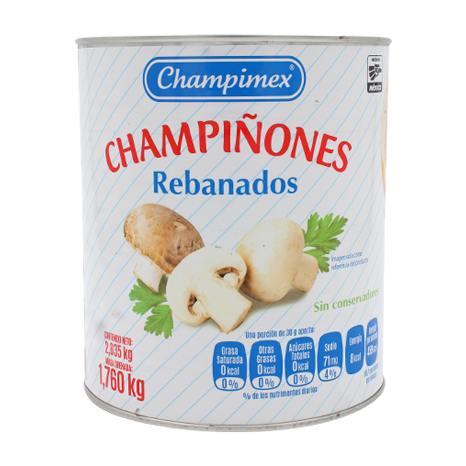 Champiñon Rebanado Champimex 2.8kg