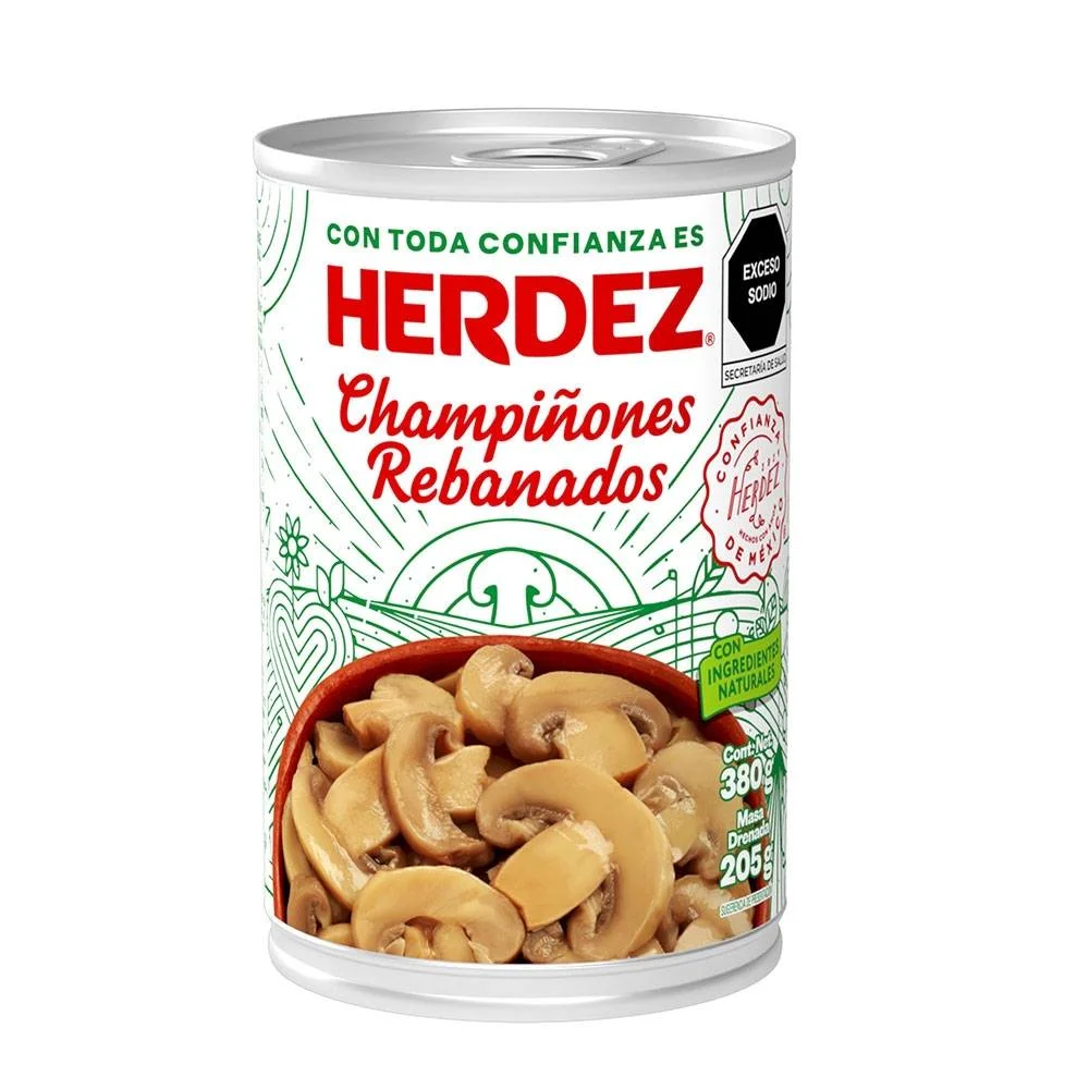 Champiñones en Rebanadas Herdez 380g