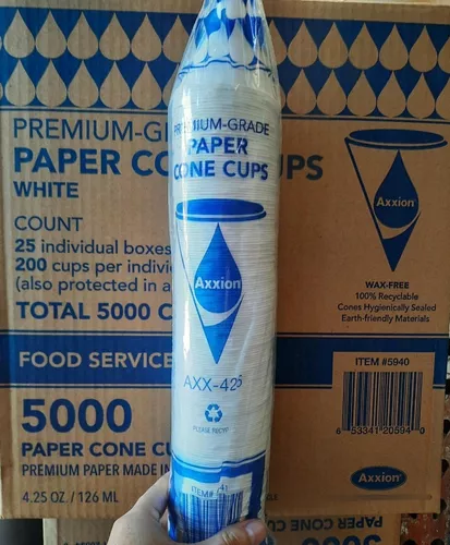 CONO PAPEL 4.25oz - 25paq. / 200pza