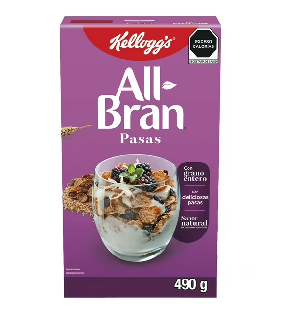 Cereal All Bran C/Pasas 490g