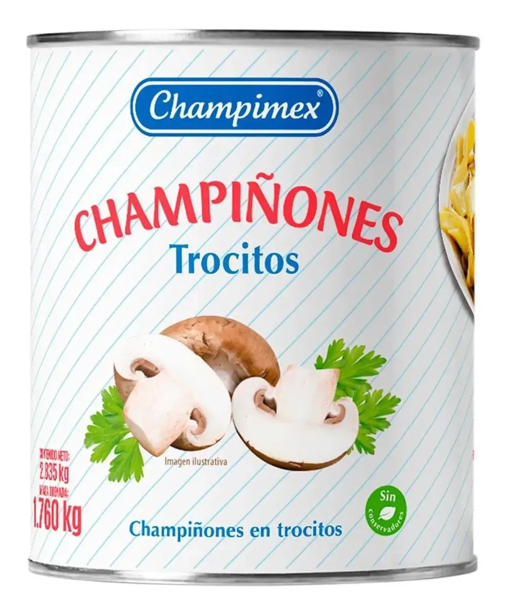 Champiñon Trocitos Champimex 2.8kg