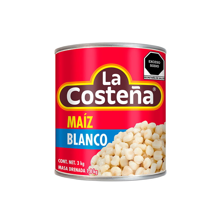 Maiz Pozolero La Costeña 3kg