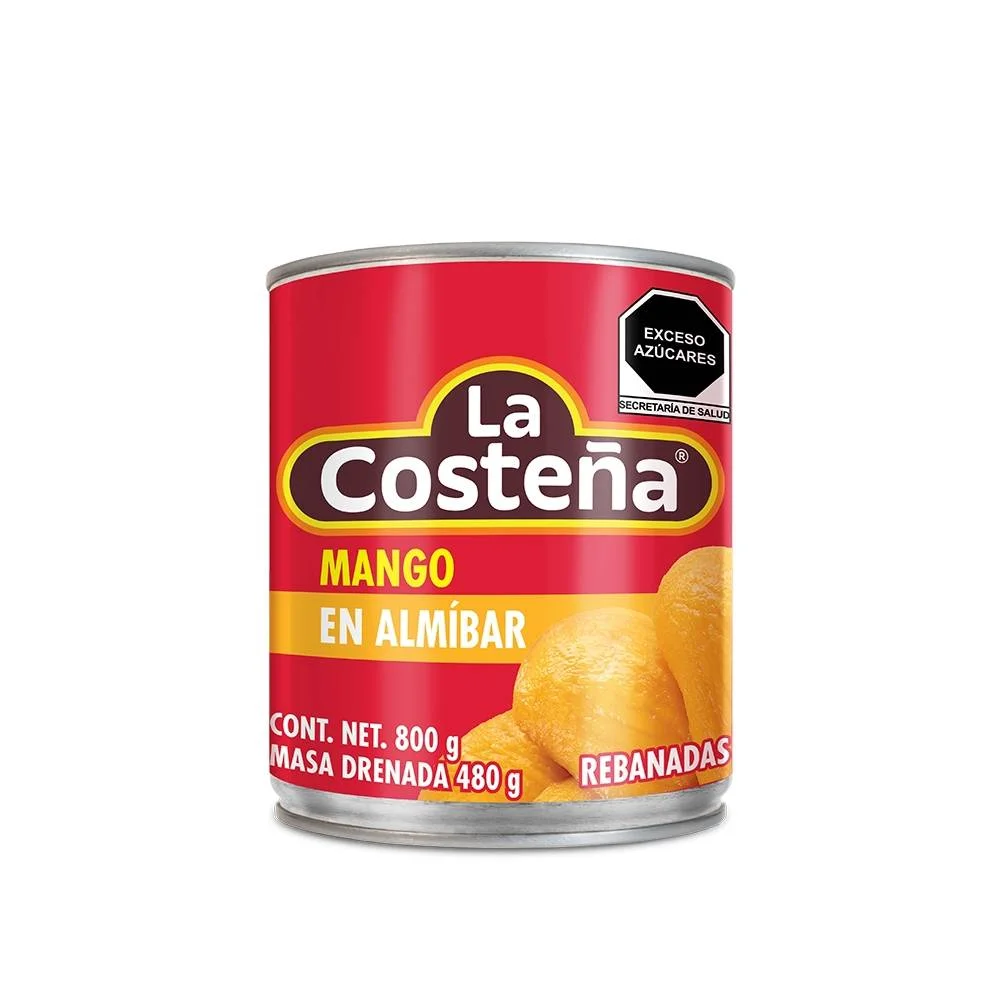 Mango en Almibar Rebanadas La Costeña 800g