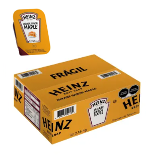 MIEL DE MAPLE HEINZ PORCIONADA 72pza / 30g