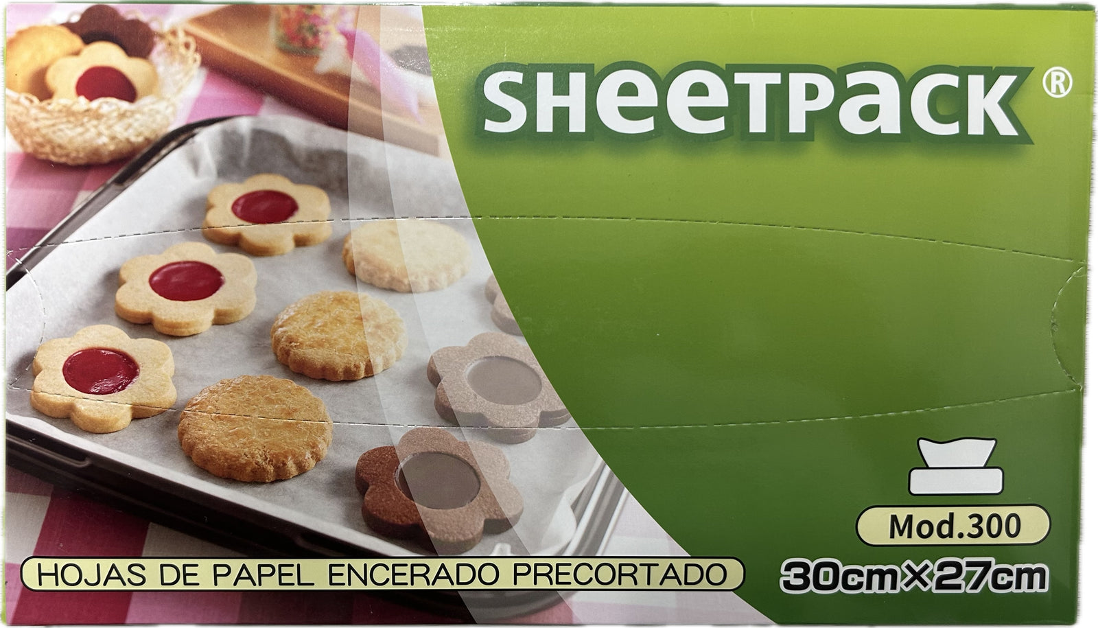 Papel Encerado Precortado hojas/30x27cm 710g