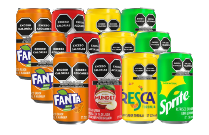 Refresco Mini Sabores Surtidos Lata 235ml 12pack