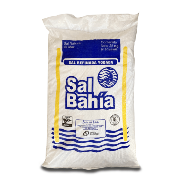 Sal Bahia Refinada Yodada Bulto 25kg