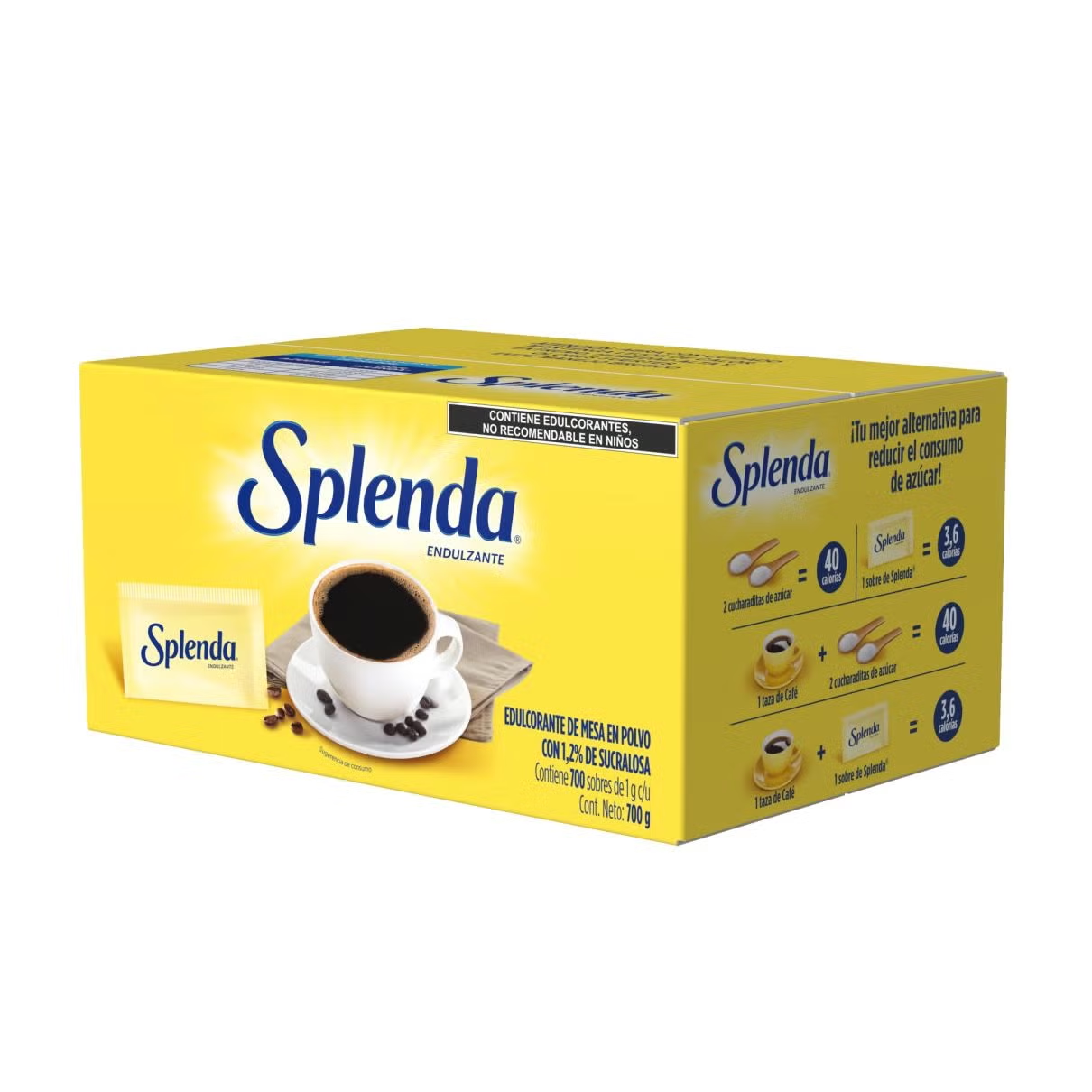 Splenda en Sobre 700pza / 1g
