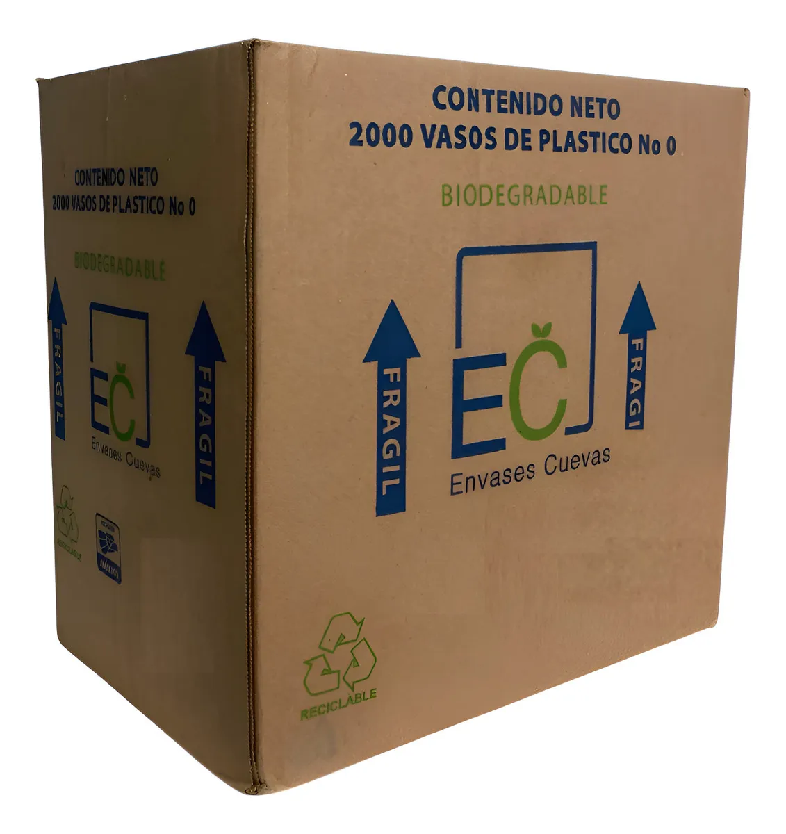 Vaso Plástico No. 0 - 40paq. / 50pza