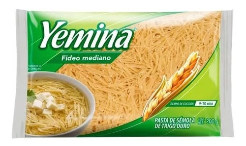 PASTA YEMINA FIDEO MEDIANO 200g