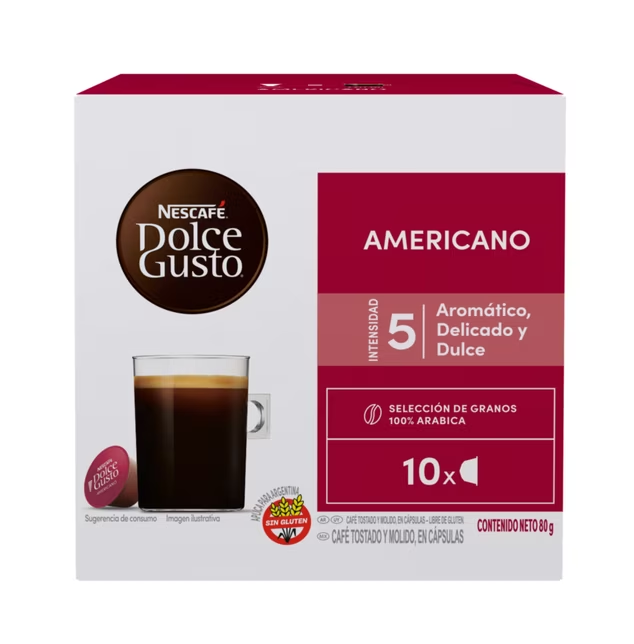 Nescafé Dolce Gusto Americano 10 cápsulas