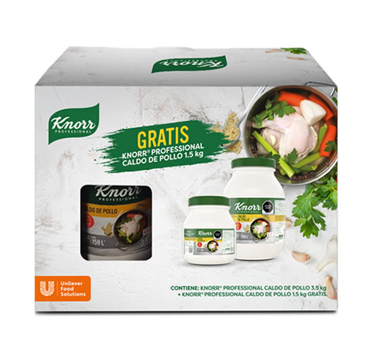 Caldo de Pollo Knorr Suiza 3.5kg +1.5 regalo