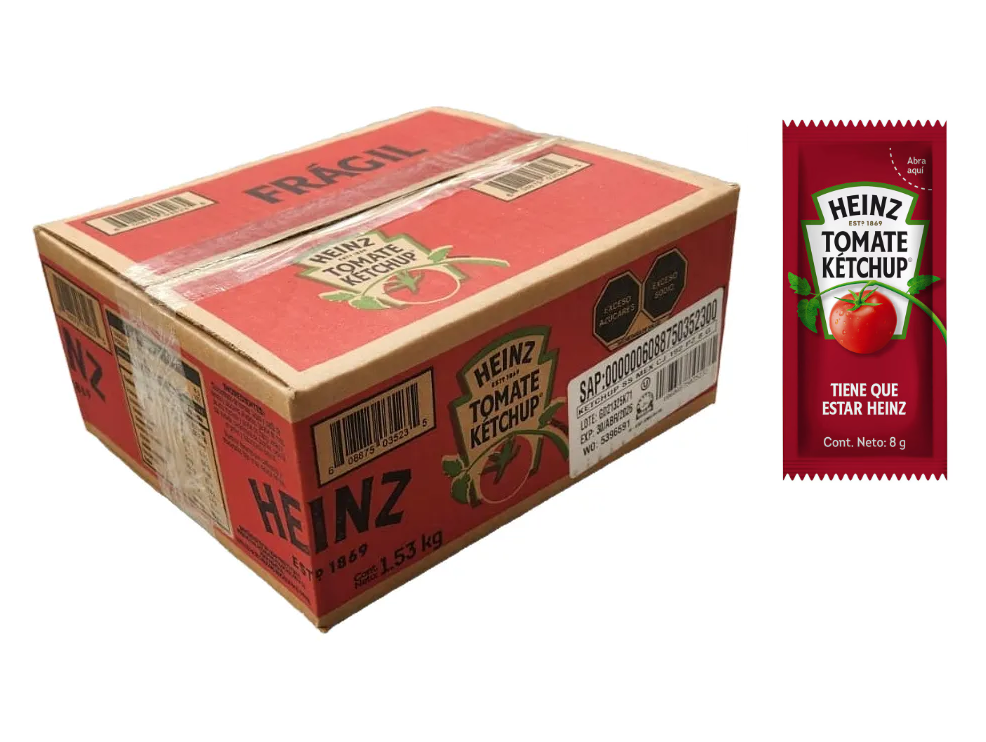 Catsup Heinz en Sobre 192pza / 8g