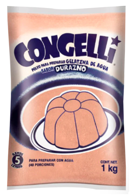 Congelli Gelatina Durazno 1kg