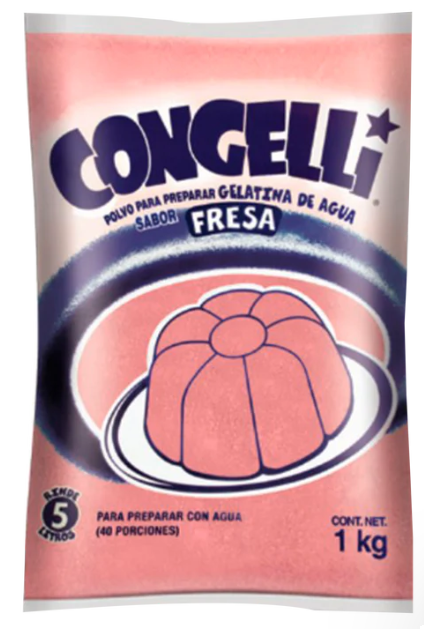 Congelli Gelatina Fresa 1kg