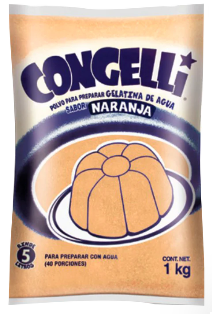 Congelli Gelatina Naranja 1kg