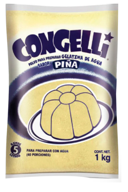 Congelli Gelatina Piña 1kg