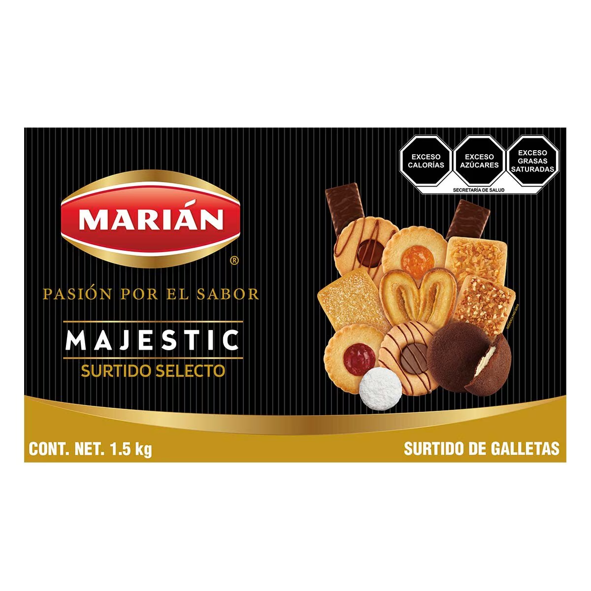 Galleta Majestic Marian Surtido 1.5kg