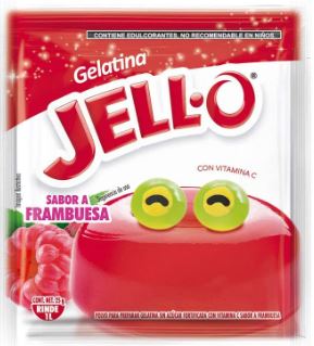 GELATINA JELLO FRAMBUESA 25g