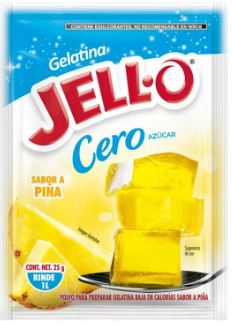 GELATINA JELLO PINA CERO 25g