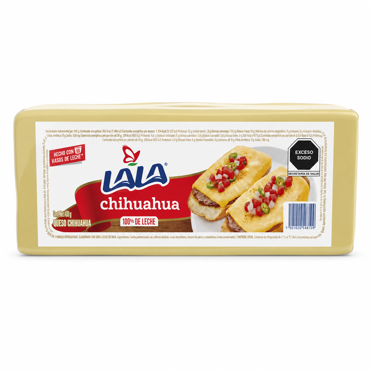 Queso Chihuahua Lala 2.3kg