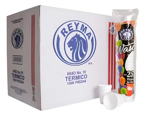 Vaso Térmico No. 10 - 40paq. / 25pza