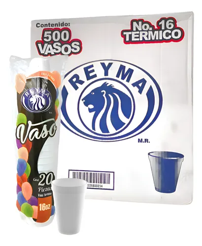 Vaso Térmico No. 16 - 25paq. / 20pza