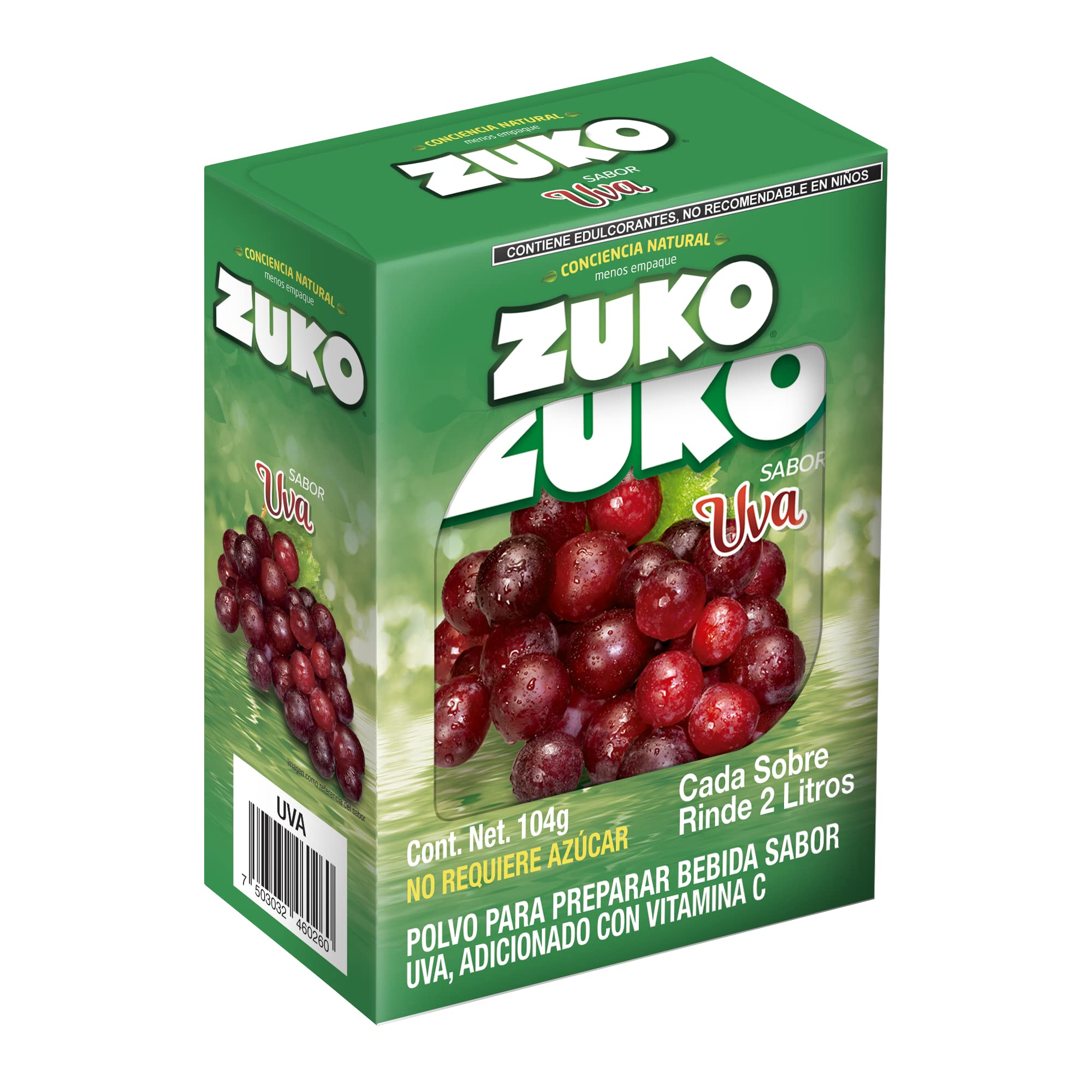 Polvo para Bebidas Zuko Uva