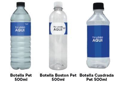 Agua Purificada Personalizada PET 500ml 12pack