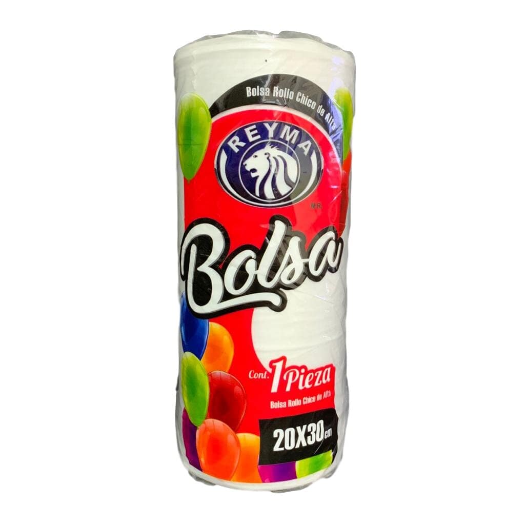 BOLSA PLASTICA ROLLO 20x30 1000pza ALTA DENSIDAD