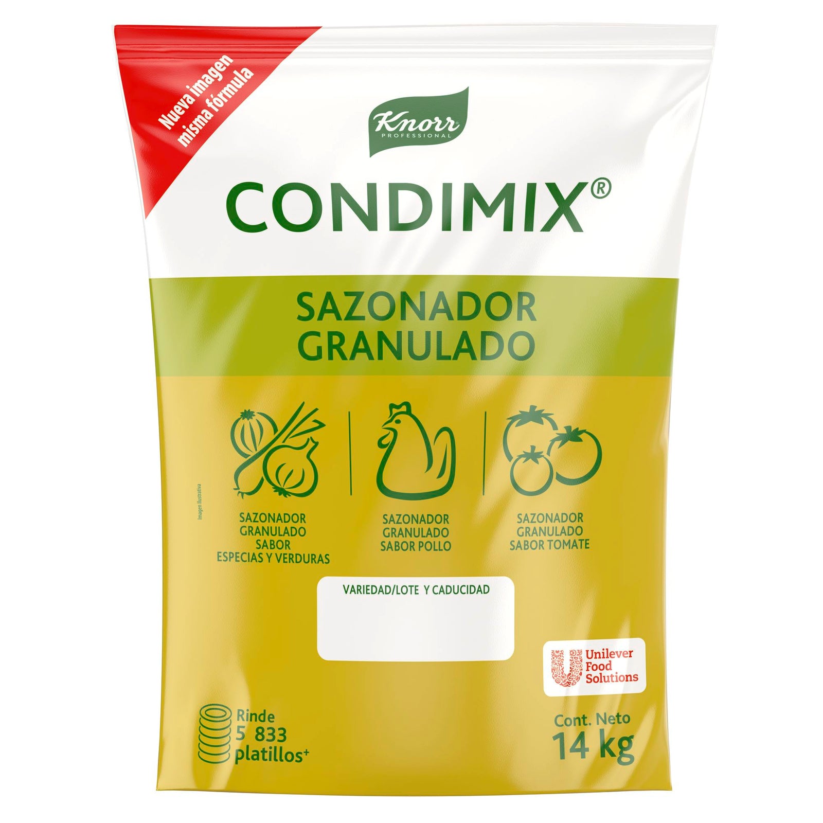 SAZONADOR KNORR CONDIMIX SABOR TOMATE 14kg