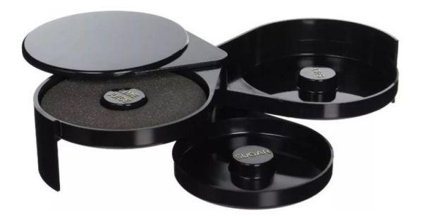 ESCARCHADOR BAR 3 NIVELES NEGRO