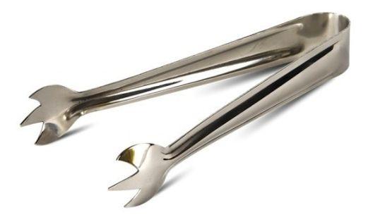 PINZA HIELO PATA DE GALLO ACERO INOX.