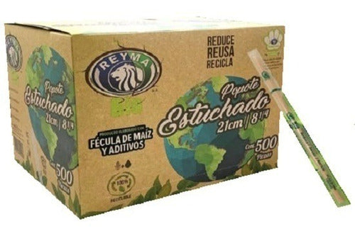POPOTE BIOD REYMA ESTUCHADO 21cm 500pza