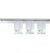 PORTACOMANDAS 18" ACERO INOX.