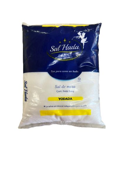 Sal Hada Refinada Yodada Bolsa 1kg