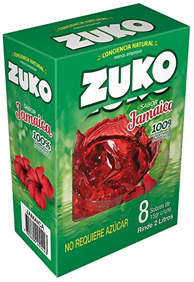 Polvo para Bebidas Zuko Jamaica
