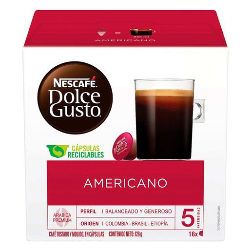 NESCAFE DOLCE GUSTO AMERICANO 16 capsulas